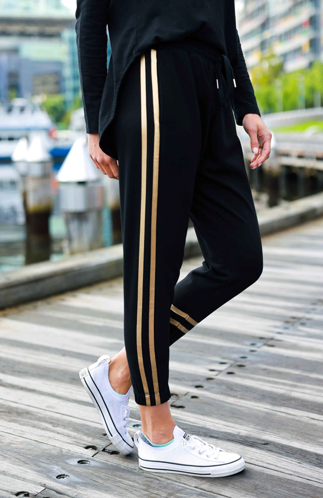 Striped sale jogger pants