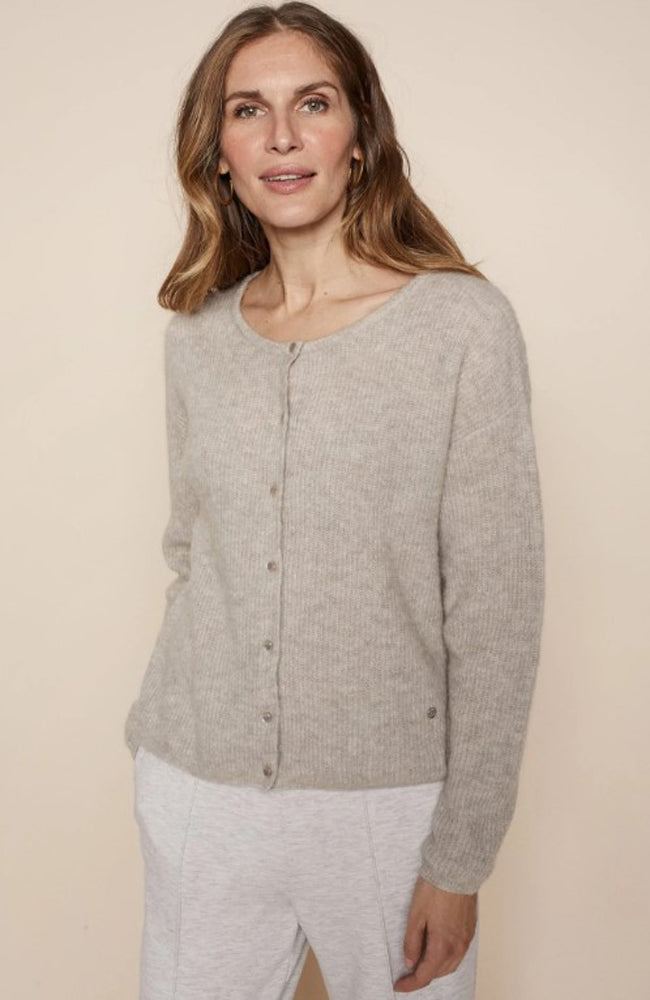 Grey cashmere hot sale cardigan womens