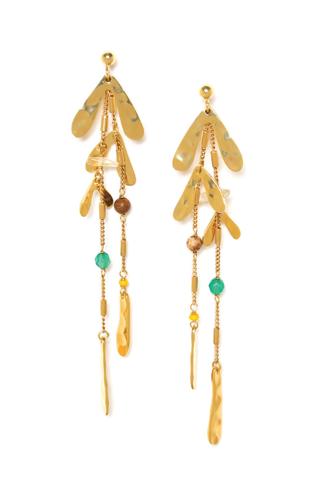 MATHILDE Long Post Dangle Earrings