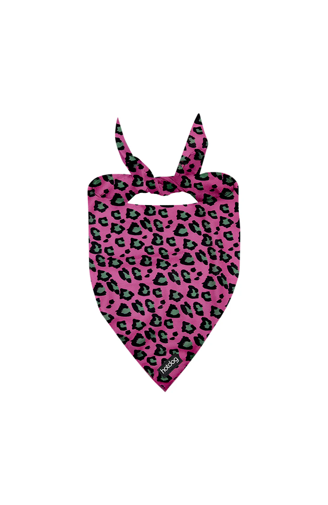 Dog Bandana - Pink Ocelot