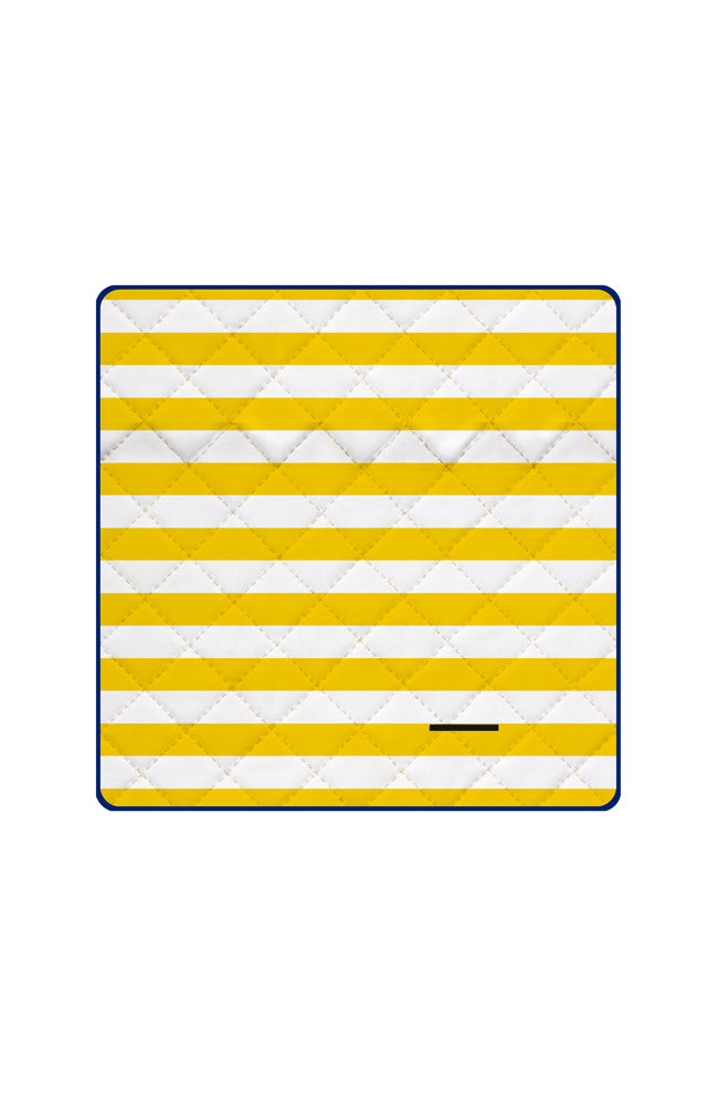 Picnic Mat - Yellow Stripe