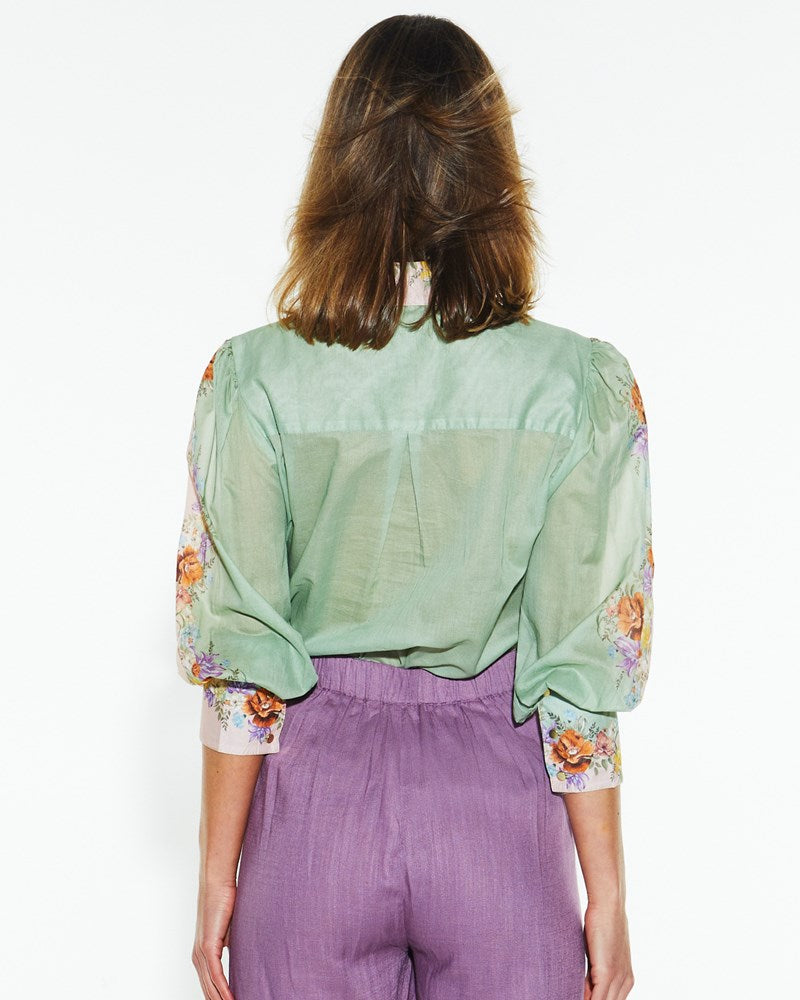 Hollyhock Shirt - Floral Eye