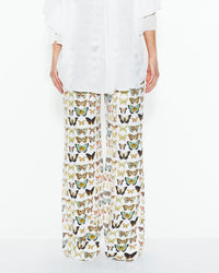 Taking Flight Pant - White Butterfly