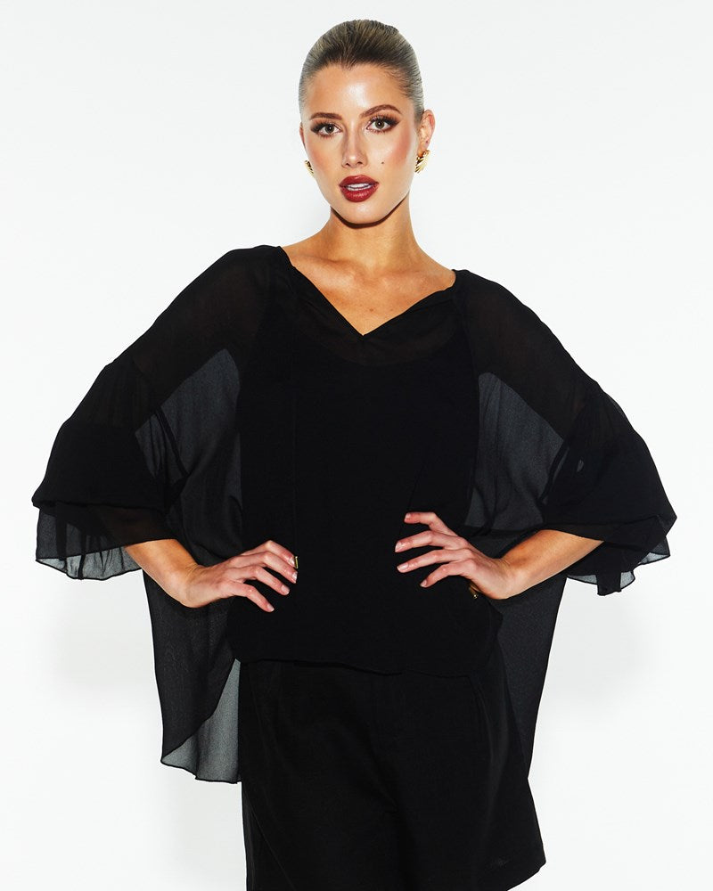 Glasshouse Top - Black