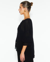 Glasshouse Top - Black