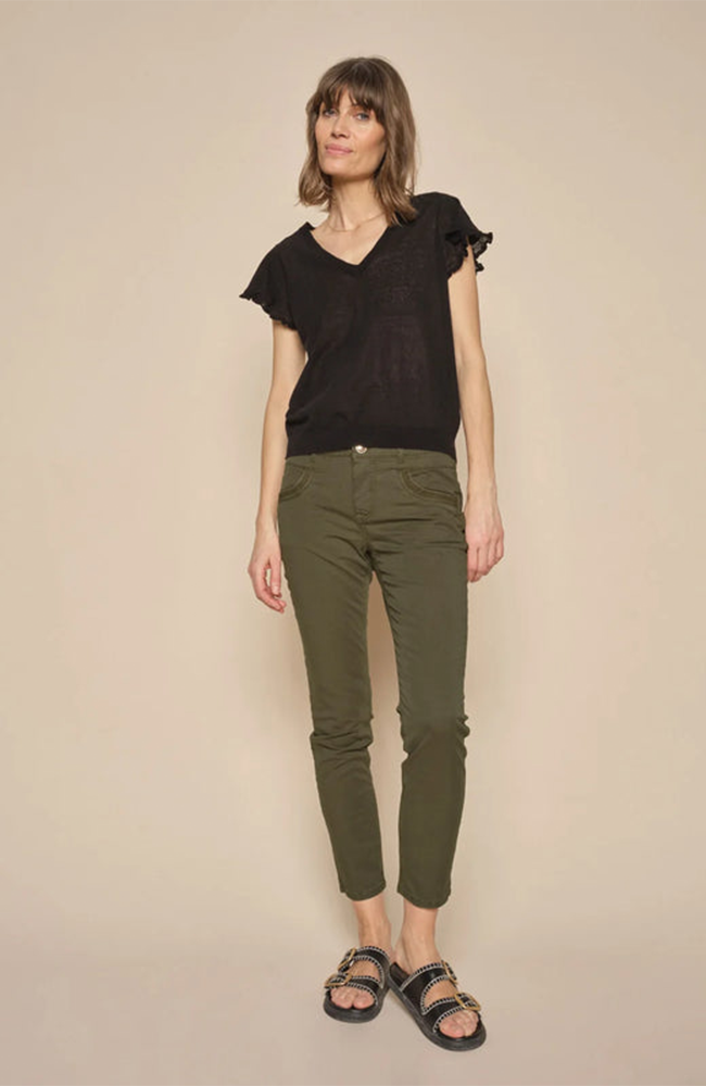 Naomi Treasure Pant - Dusty Olive