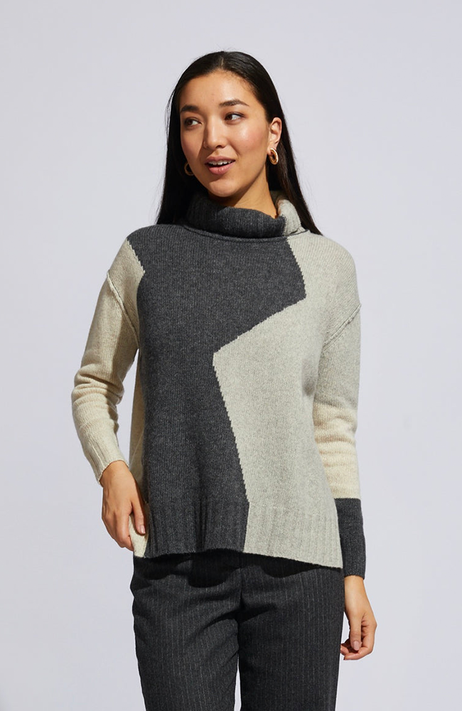 Ziggy Zag Jumper - Charcoal