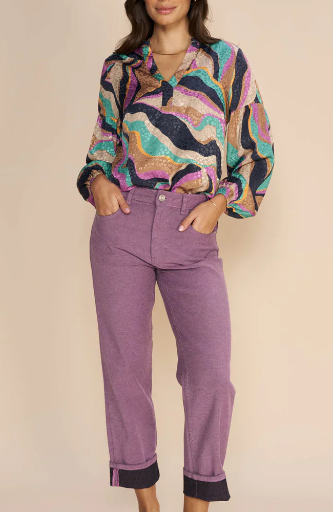 Rachel Delight Jeans - Iris Orchid