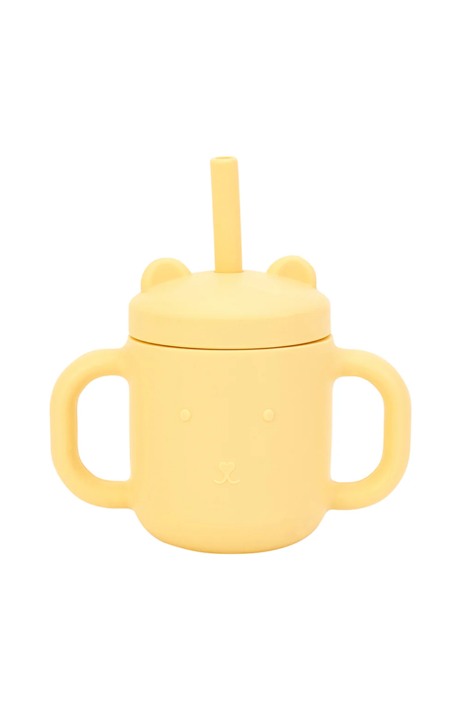 Mini Sippi Bear Cup With Handles - Lemon