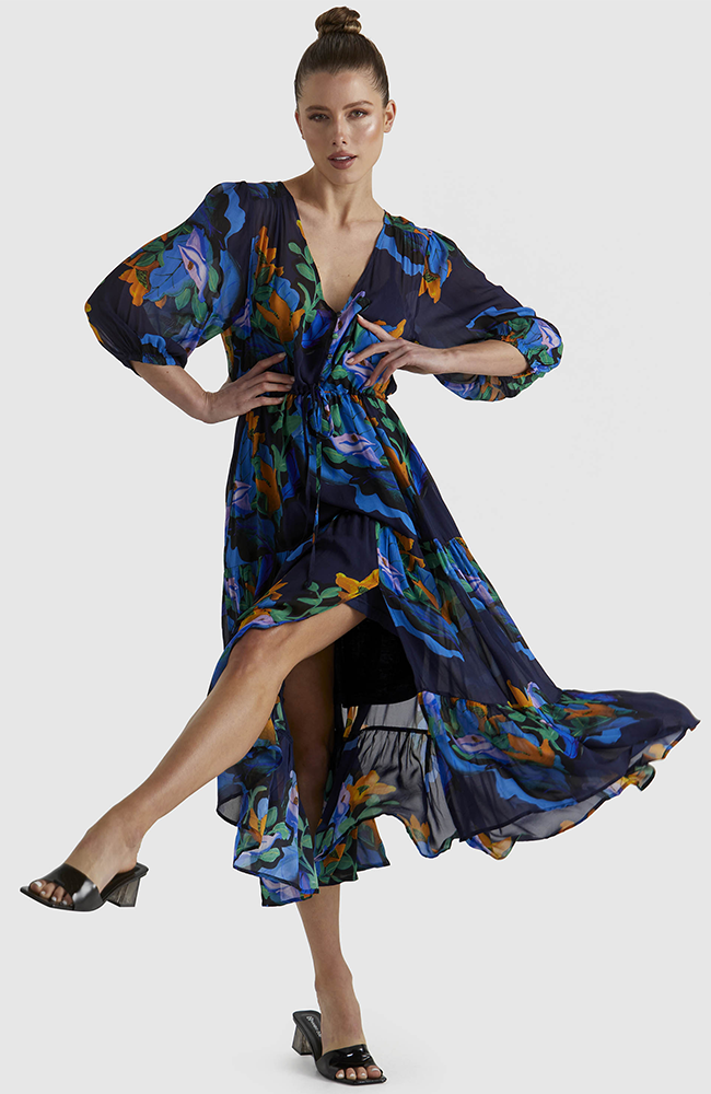 Twilight Dress - Navy Floral