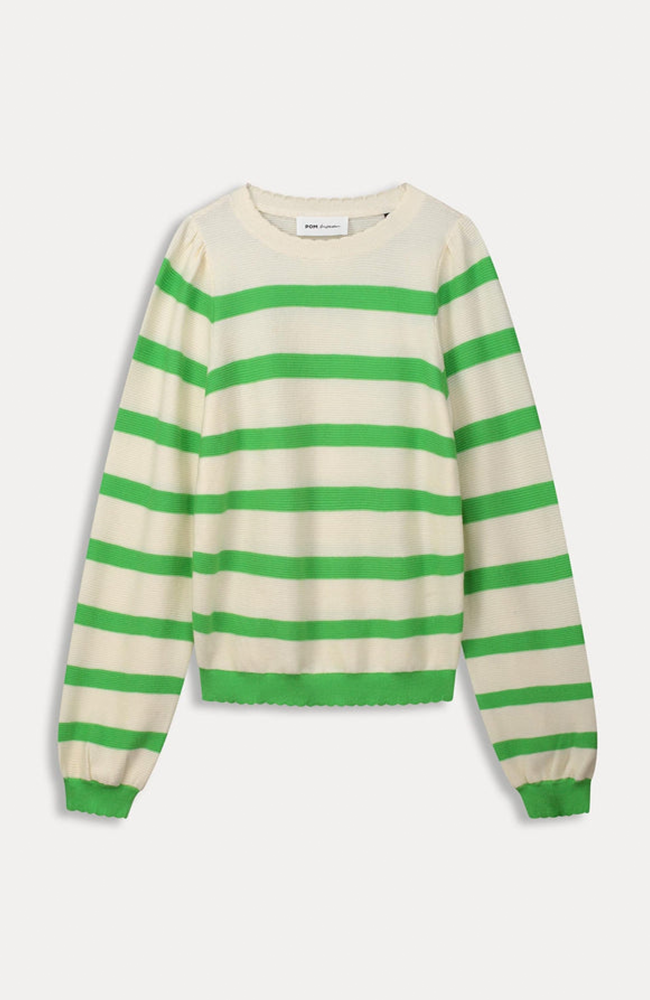 Striped Pullover - Green