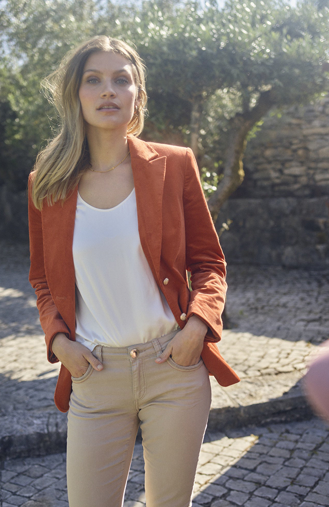 Lari Brima Blazer - Burnt Ochre