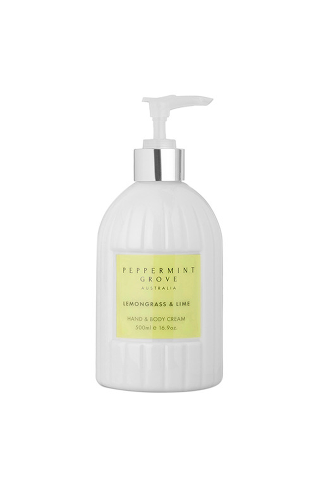 Lemongrass and Lime Hand & Body Cream - 500ml