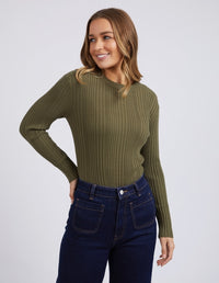 Greta Long Sleeve - Olive