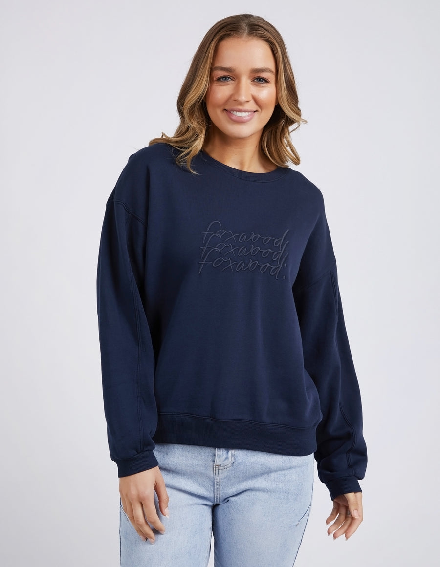 Nimble Crew Sweater - Navy