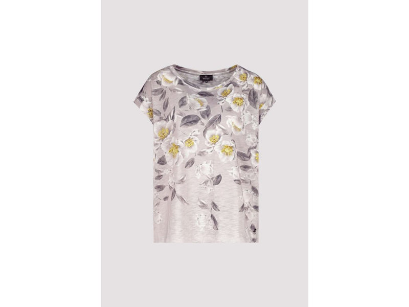 Toskana Flower T-Shirt - Taupe