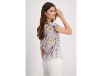 Toskana Flower T-Shirt - Taupe