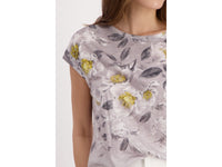 Toskana Flower T-Shirt - Taupe