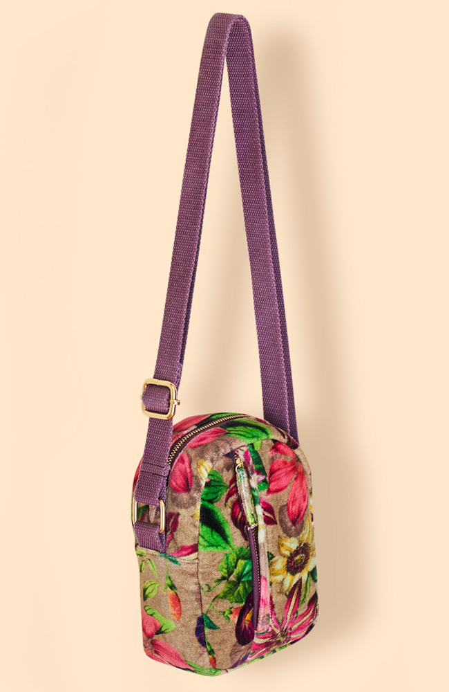 Velvet 'Out & About' Bag - Oversized Botanicals