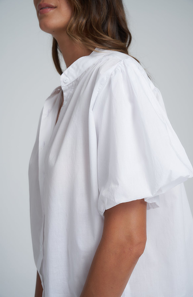 Atlas Cotton Shirt - White