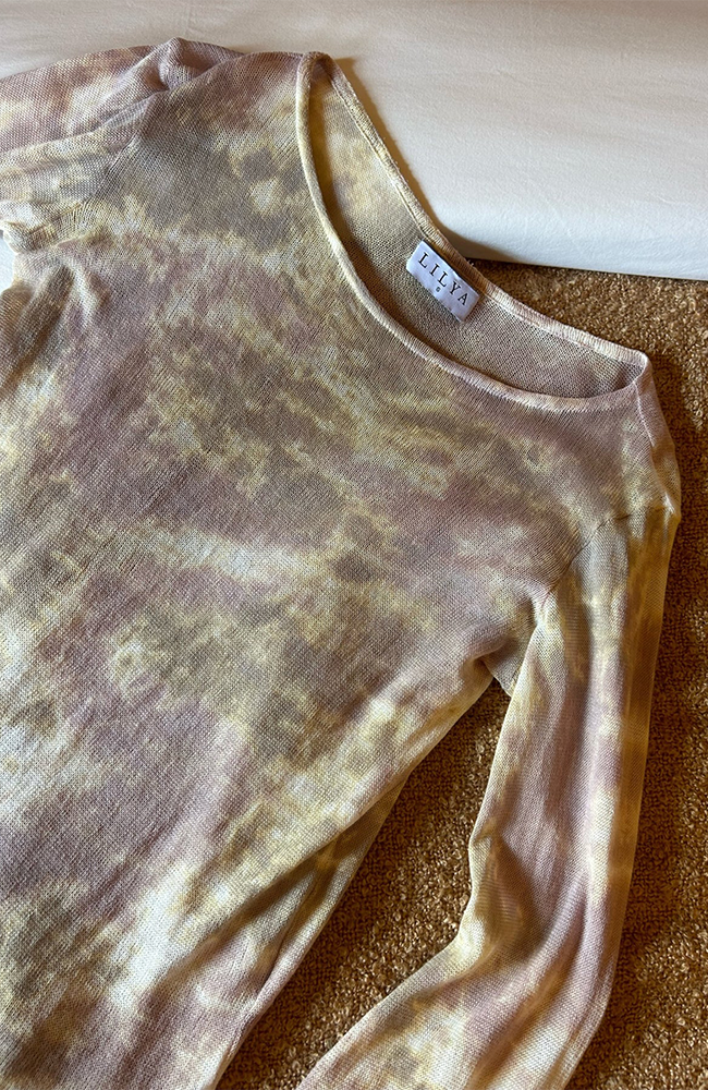 Cornwall Top - Lavender Tie Dye