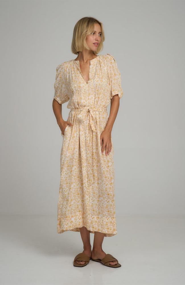 Coven Dress - Delphinium Lemon Blush