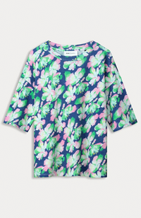 Lilies Blue T Shirt