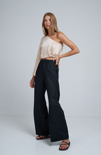 Day Linen Pant - Black