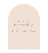 Thank You For Everything Card