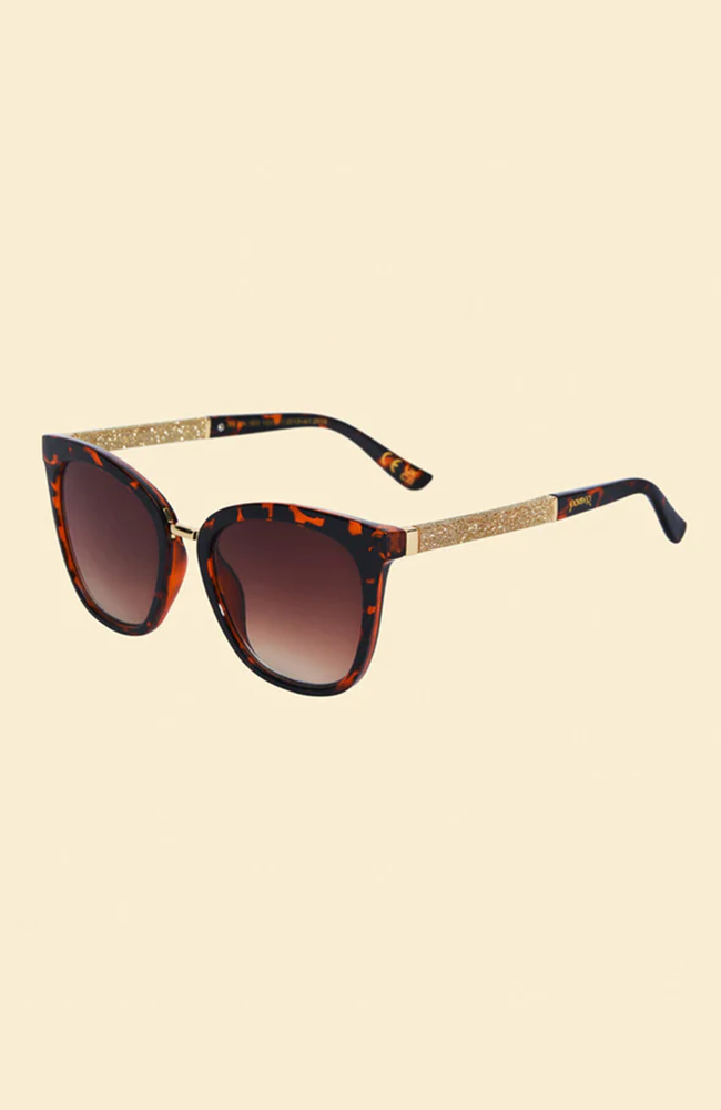 Luxe Natalia Sunglasses - Tortoiseshell/Glitter