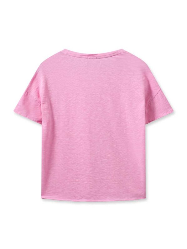 Glory V-Neck Tee - Begonia Pink