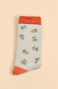 Happy Hedgehog Cosy Socks - Cream