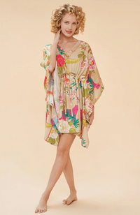 Beach Cover Up - Tropical Flora & Fauna, Coconut