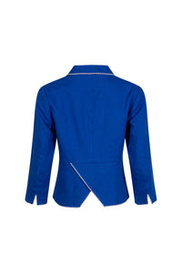 Viva Linen Jacket - Cobalt