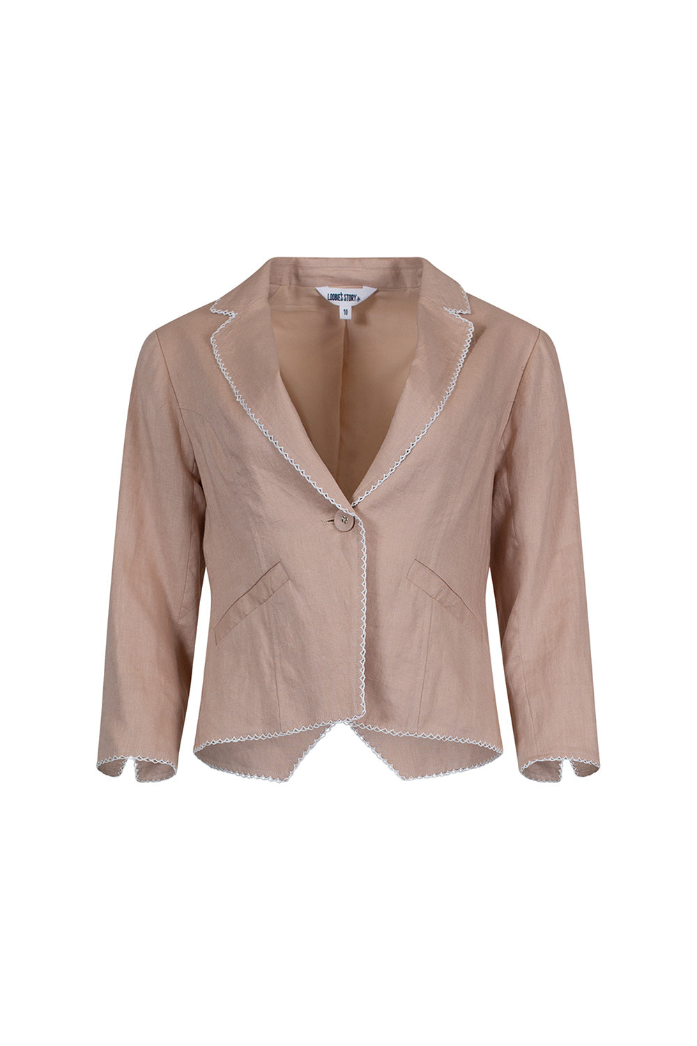 Viva Linen Jacket - Sand