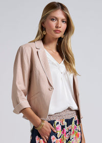 Viva Linen Jacket - Sand