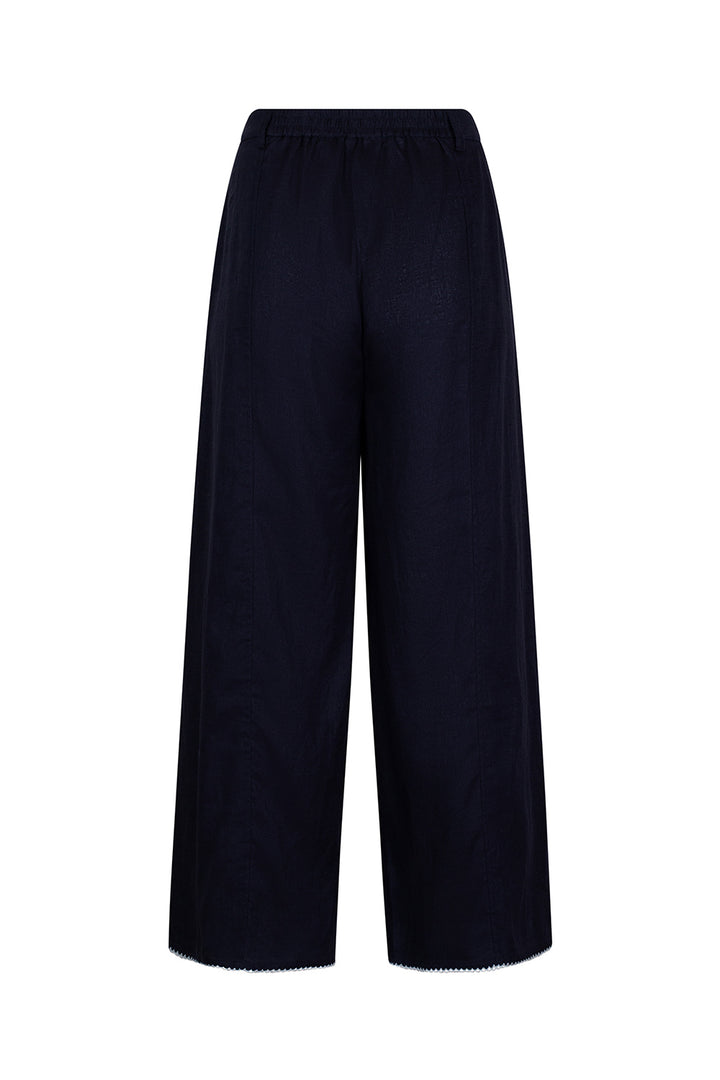 Viva Linen Pant - Indigo