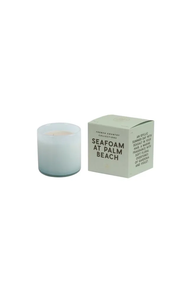 Seafoam at Palm Beach Glass Candle