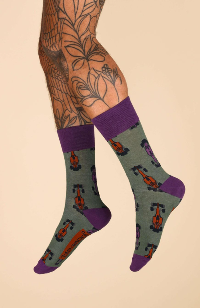 Grand Prix Socks - Moss