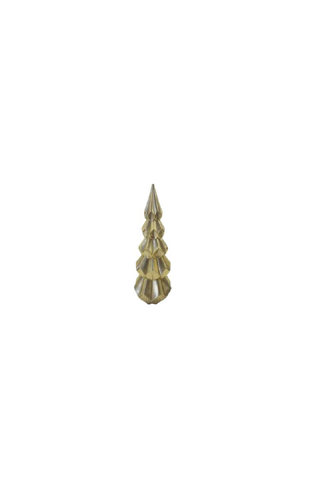 Resin Gold Origami Xmas Tree - Large