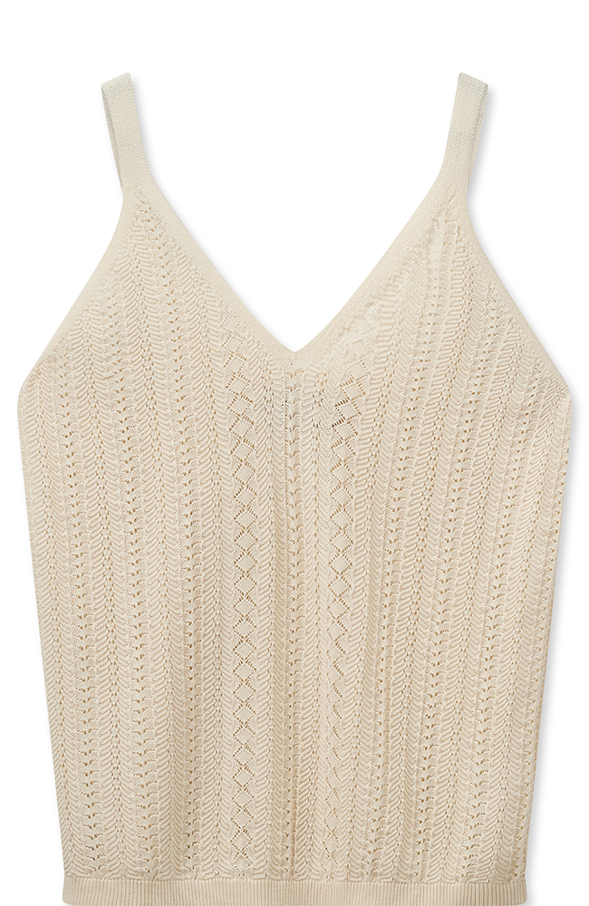 Cressida Knit Top - Ecru