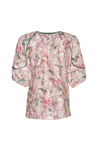 Petals Please Blouse - Sage Multi