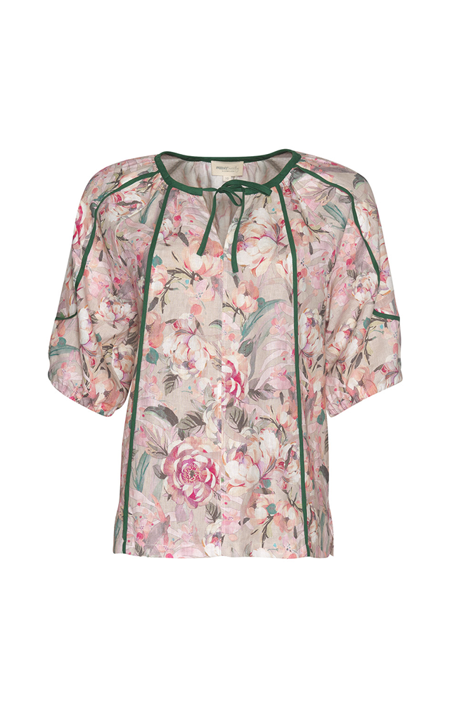 Petals Please Blouse - Sage Multi