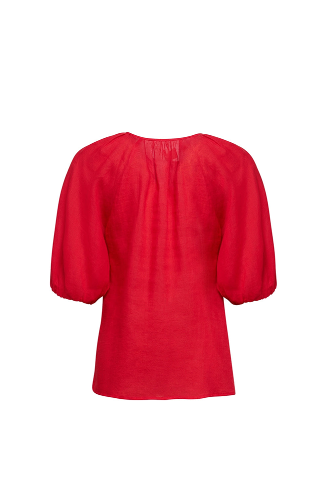 Colourwheel Blouse - Red