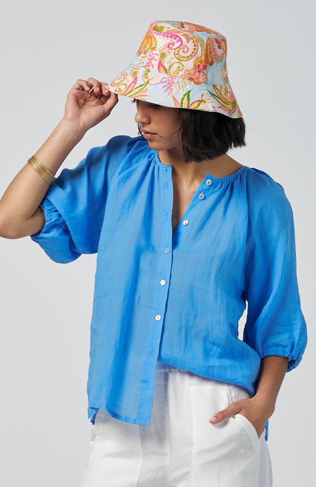 Colourwheel Blouse - Azure