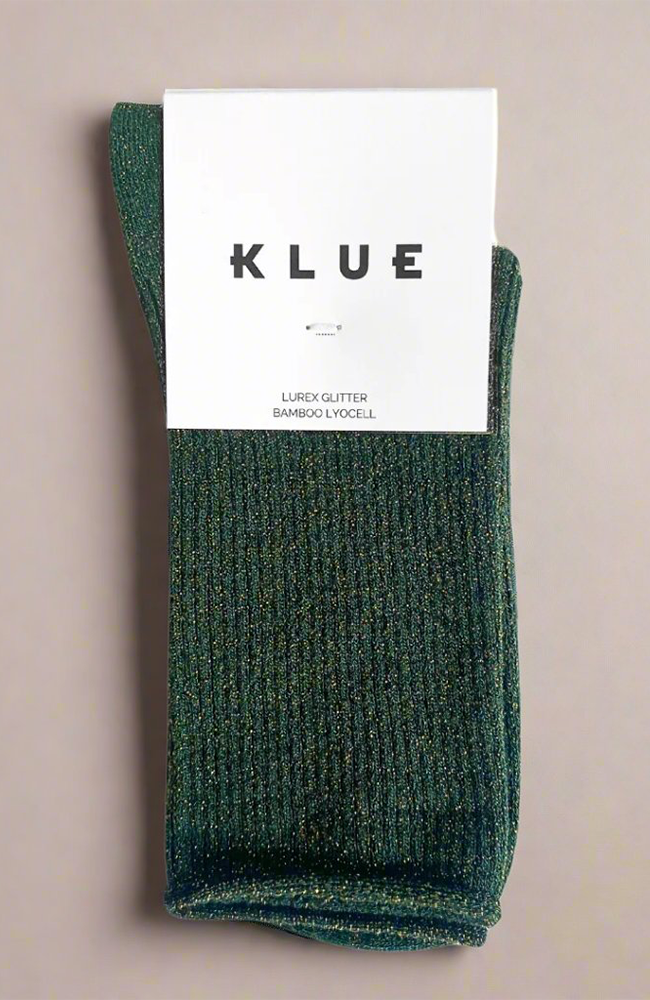 Glitter Lurex Socks - Green