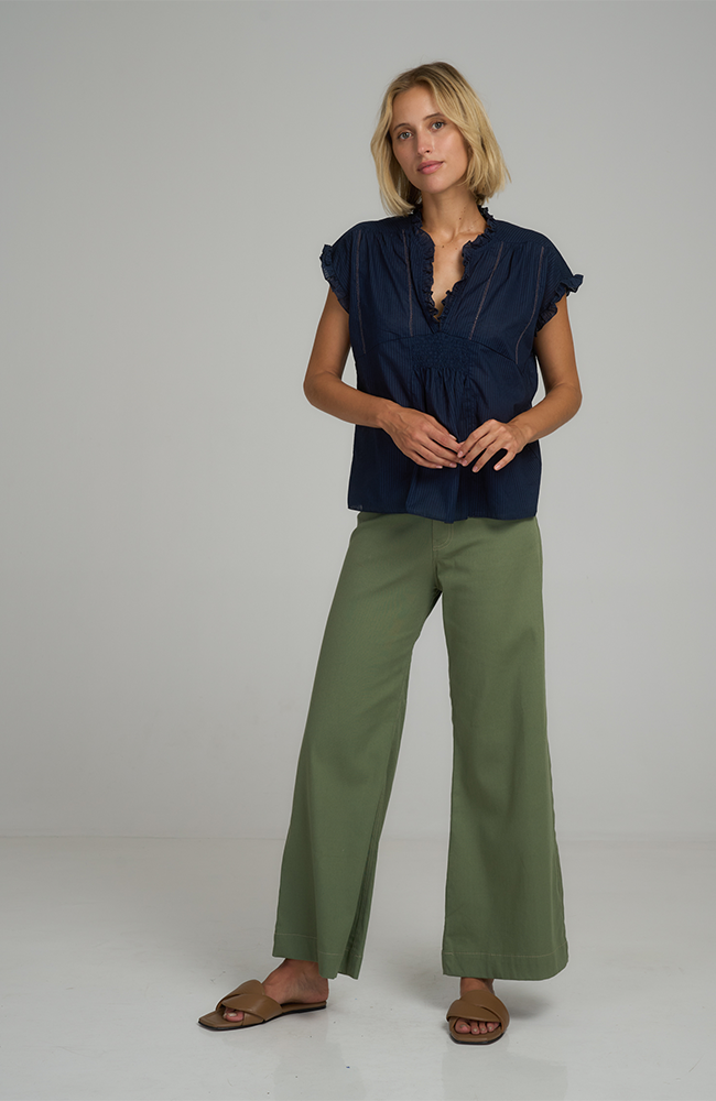 Daylesford Cotton Pant - Ivy