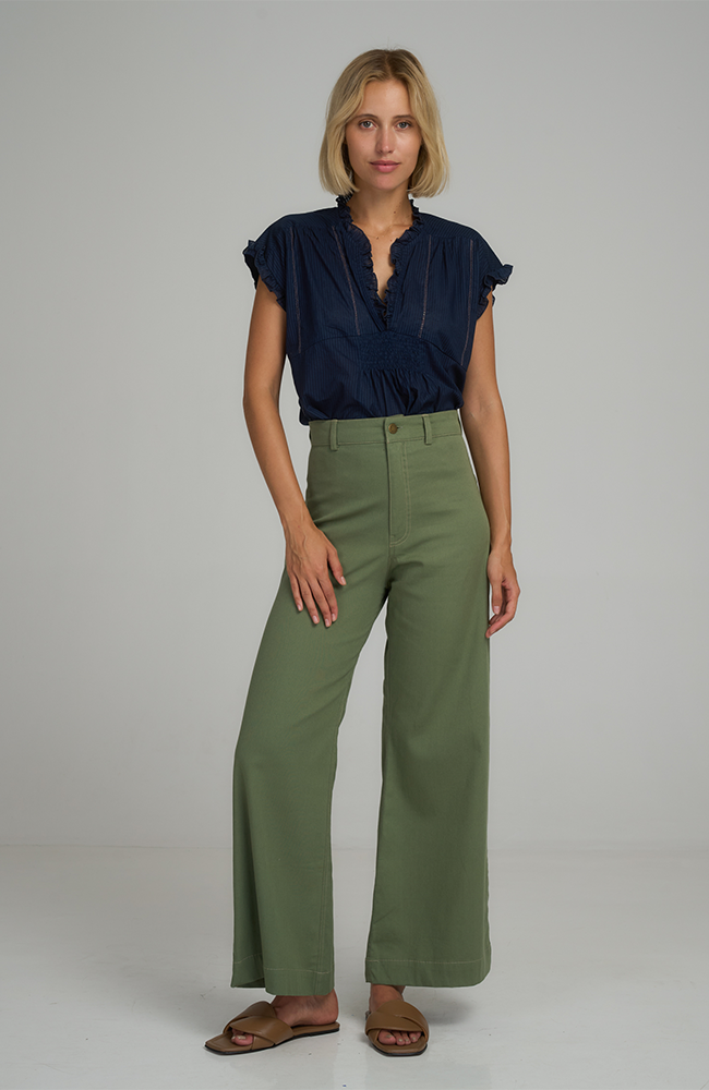 Daylesford Cotton Pant - Ivy