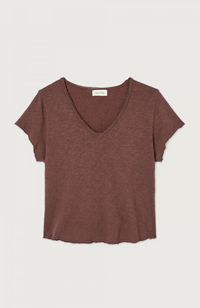 Sonoma V-Neck Tee - Vintage Chocolate