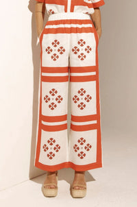 Breeze Pant - Tamarillo Scarf